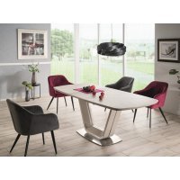 Scaun Tapitat ELINA VELVET Genarom SN Gri / Tap 72